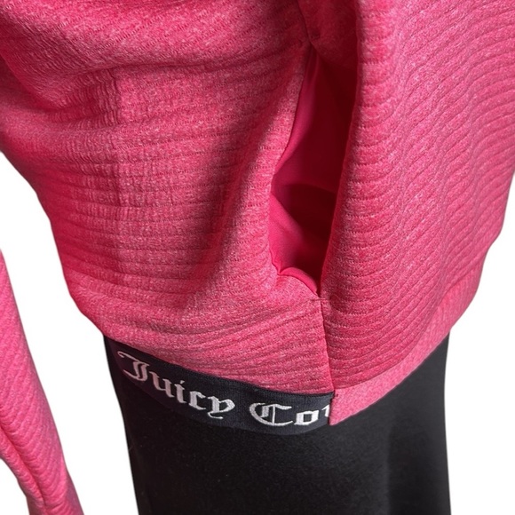 Juicy Couture sweatshirt,oversize pullover,boxy,ribbed,barbie pink activewear - Picture 8 of 13